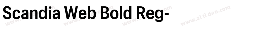 Scandia Web Bold Reg字体转换
